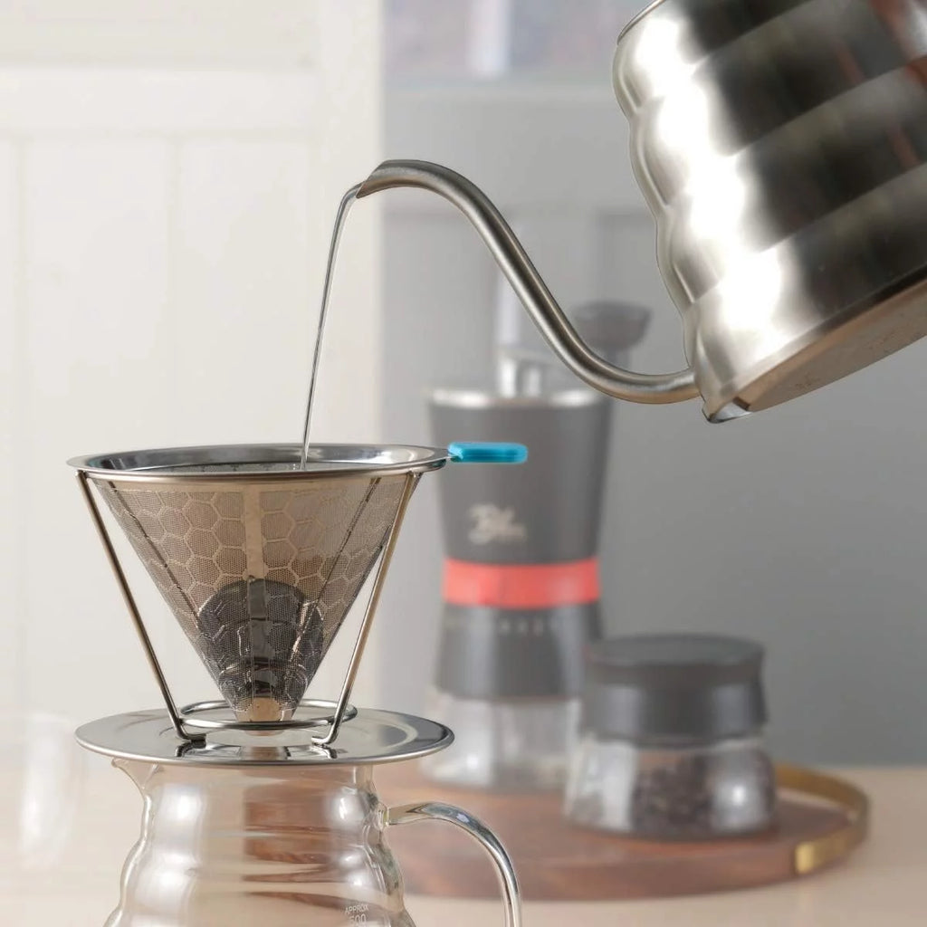 Gooseneck Kettle with Thermometer, 40 oz Stainless Steel for Coffee and Tea S393