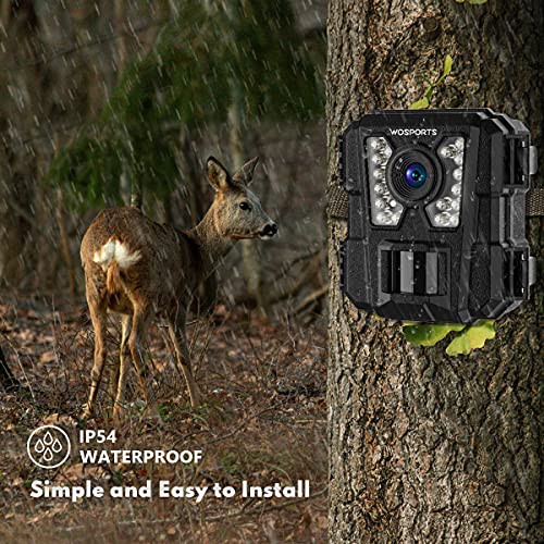 Mini Trail Camera 2 Pack 24MP 1080P HD with Night Vision Motion Activated R631