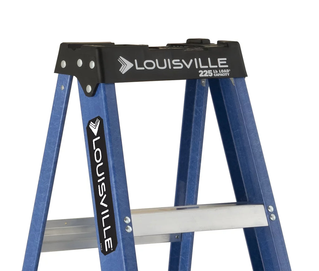 Fiberglass Step Ladder, 10 ft Reach, 225 lb Capacity O6163