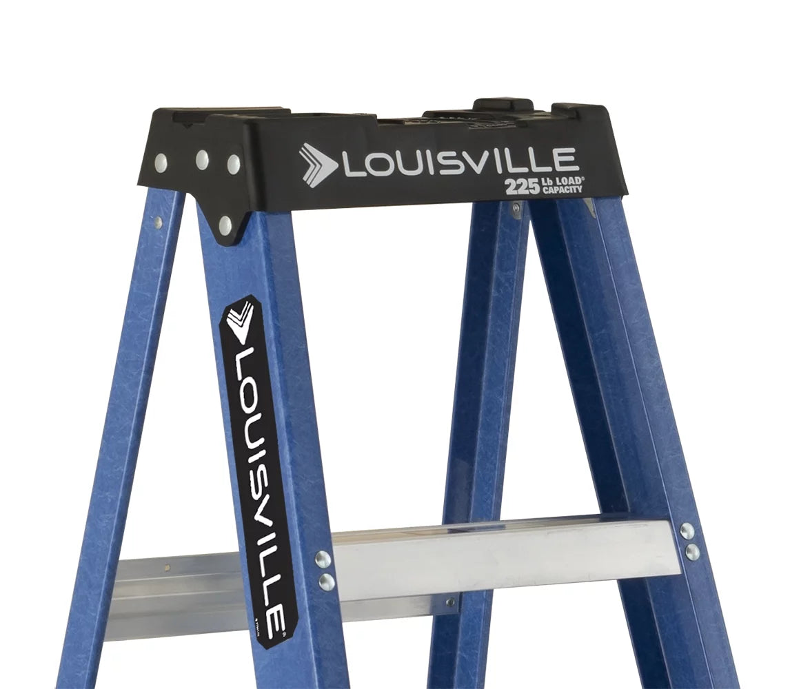 Fiberglass Step Ladder, 10 ft Reach, 225 lb Capacity O6163