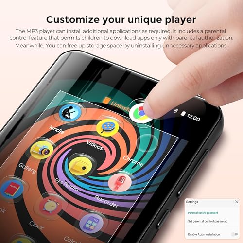 160GB Bluetooth WiFi MP3 Player with 4" Touch Screen W455759