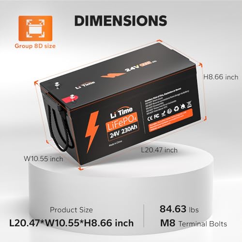 12V 100Ah LiFePO4 Battery Group 31 with Built-in 100A BMS N133
