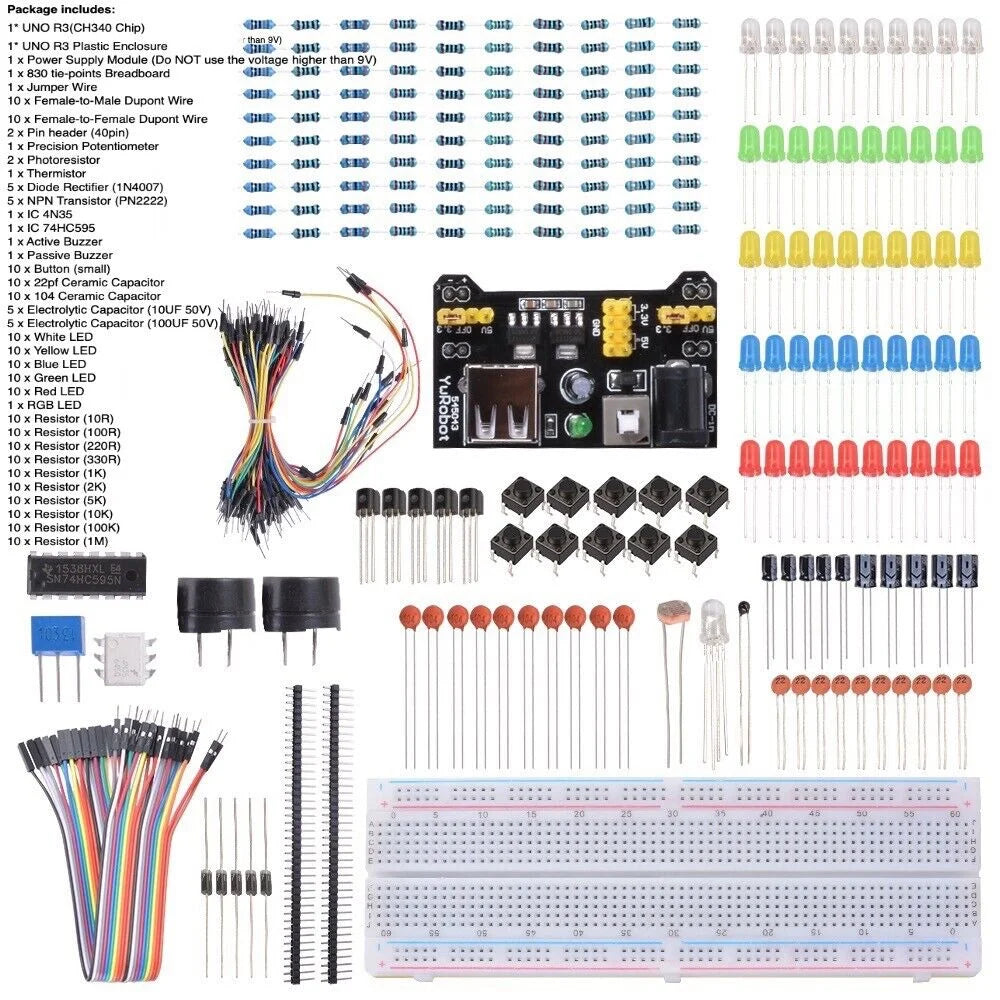 Electronic Components Kit, Precision Potentiometer Resistor with Wire O98581
