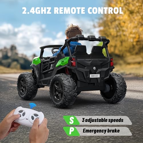 24V 2 Seater Ride on Car Truck, 4WD, Remote Control, Pink P334