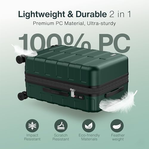 Luggage Set 3 Piece Hardside Expandable Lightweight with TSA Lock Spinner Wheels H69941