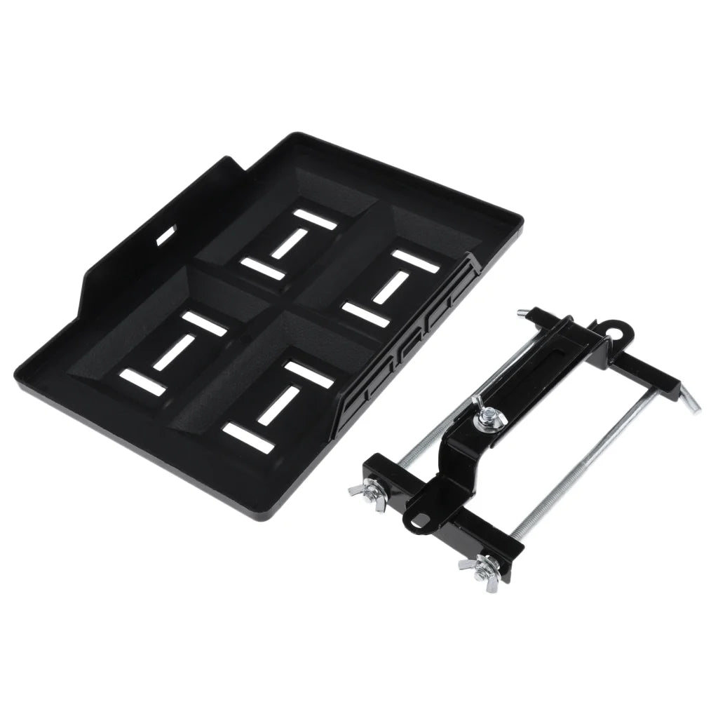 Pickup Truck RV Trailer Battery Tray and Clamp Holder P9910