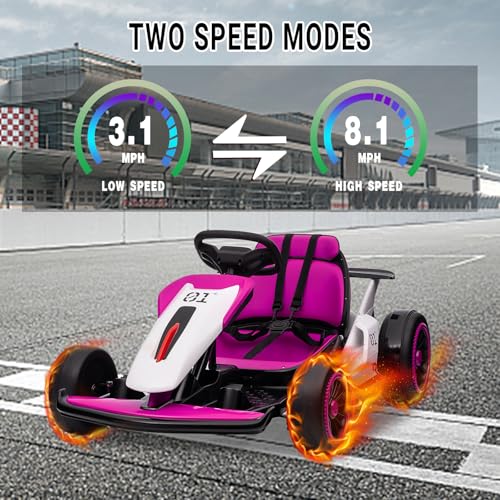 Electric Drift Kart for Kids, 24V, 2x200W Motor, Ages 6+ C51228