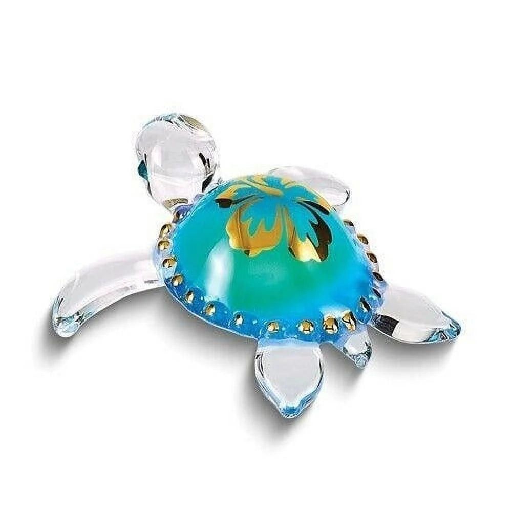 Sea Turtle Glass Figurine, 1.75 in. Y703
