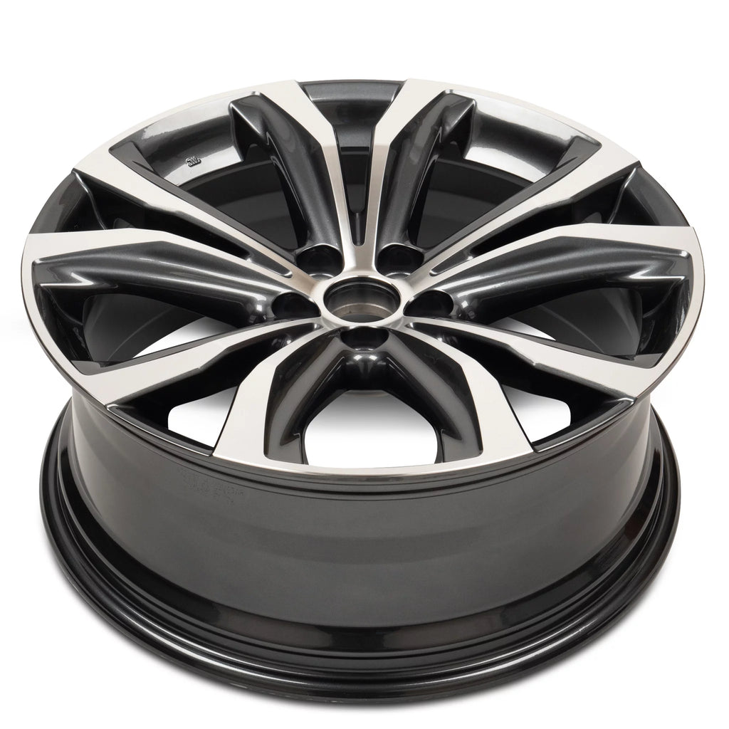 20 Inch Machined Face Painted Inlay Charcoal Rim for Lexus RX350 I95972