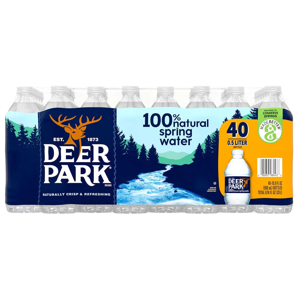 Natural Spring Water 16.9oz 40pk U3764