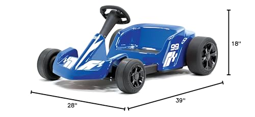 12V Battery Powered Ride-On Go Kart, Black A981865