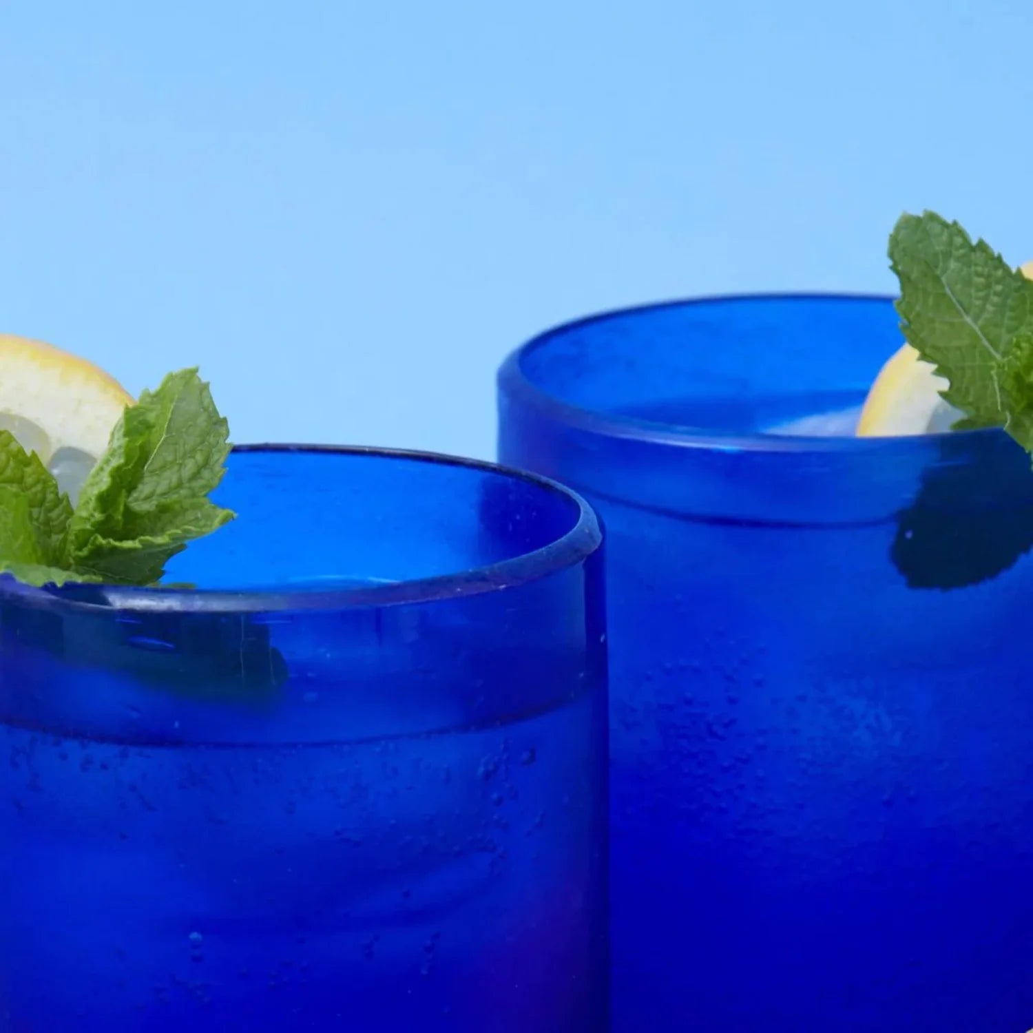 Blue Water Glasses Tumblers B9183