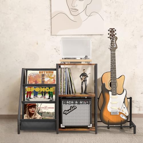 Guitar Stand 4-Tier Rack Holder for Acoustic, Electric, Bass R41022