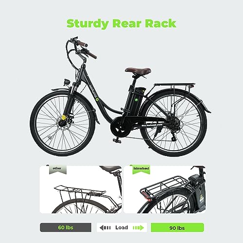 Electric Bike for Adults 750W 28mph with Removable Battery and Fat Tire N46855