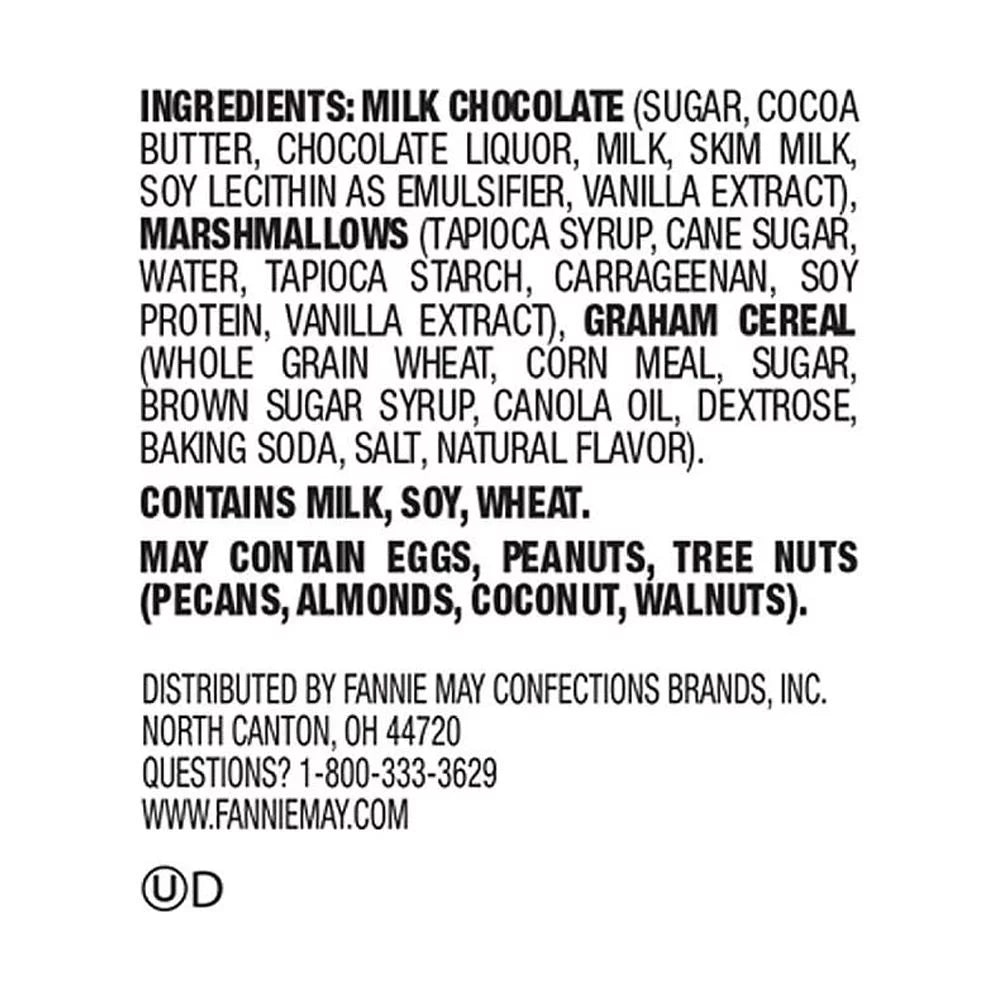S'mores Snack Mix, Milk Chocolate Covered Mini Marshmallows and Graham Cereal, 18oz Bag I594798