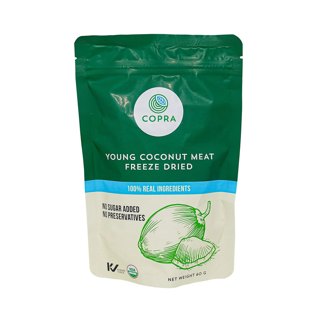 Freeze-Dried Young Thai Coconut Meat, Case of 10, Vegan & Gluten-Free Snack B38415
