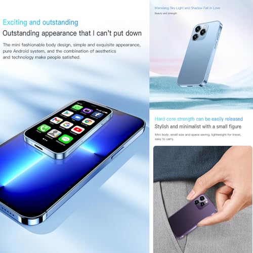 Mini Smartphone 3.0 Inch WiFi GPS Quad Core Android 8.1 Dual Sim HD Camera 2GB RAM 16GB ROM N523