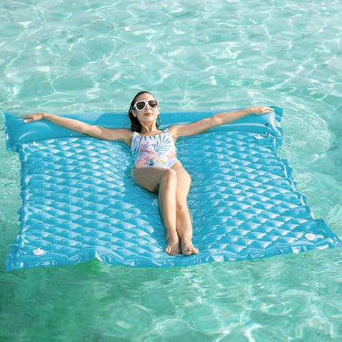 Giant Inflatable Floating Water Mat for Pool Lake Beach H3699