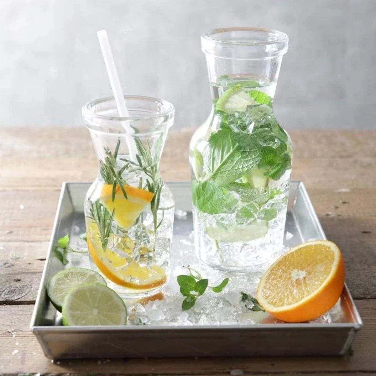Juice Jars with Lids, 17oz, Set of 6 G837895