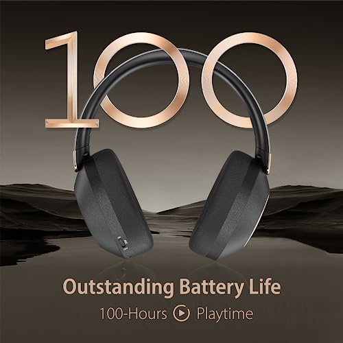 Wireless Over Ear Headphones with Active Noise Cancelling and Microphone Y560932
