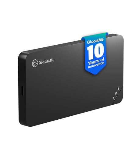 4G LTE Mobile Hotspot, Portable WiFi for Travel in 200+ Countries, No SIM Card Needed, 10 Devices, 1GB Data 90 Days U937500
