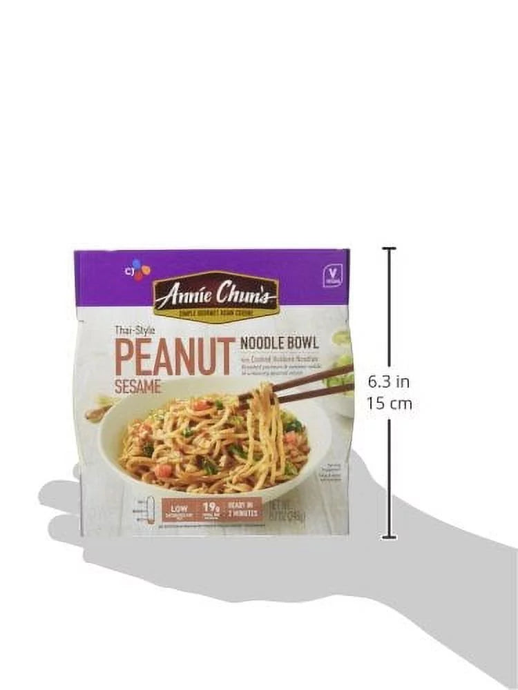 Peanut Sesame Noodle Bowl, Vegan, 8.7 oz (Pack of 6) E39751