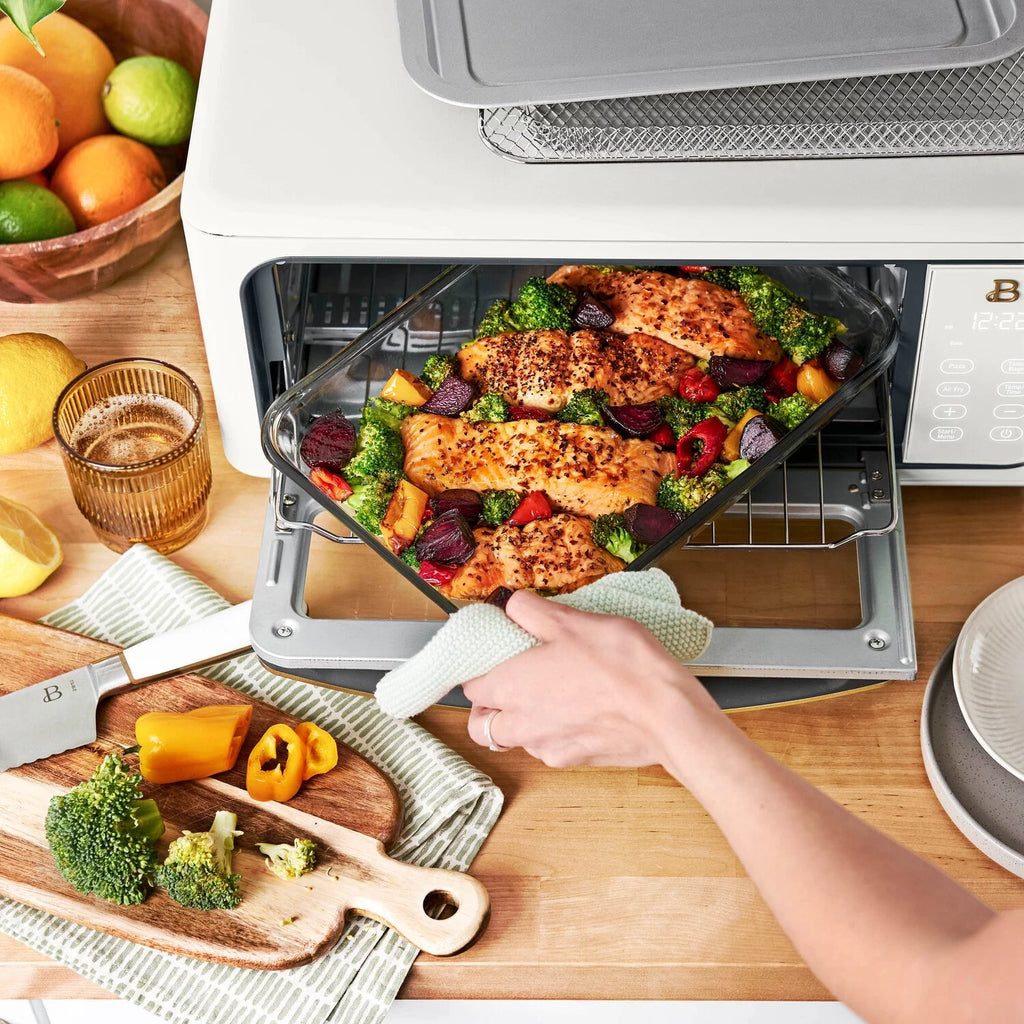 Infrared Air Fry Toaster Oven, 9-Slice, 1800 W, White B97381
