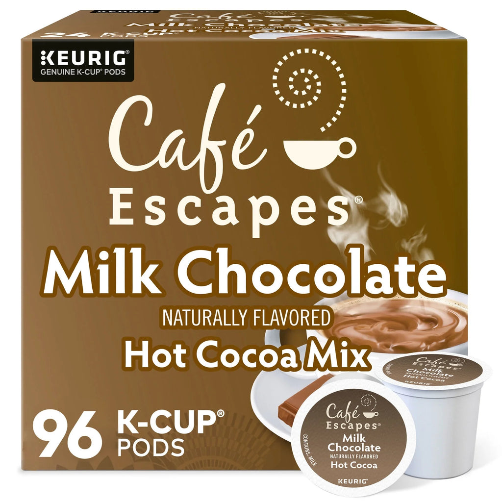 Milk Chocolate Hot Cocoa, Keurig K-Cup Pod, 96 Count