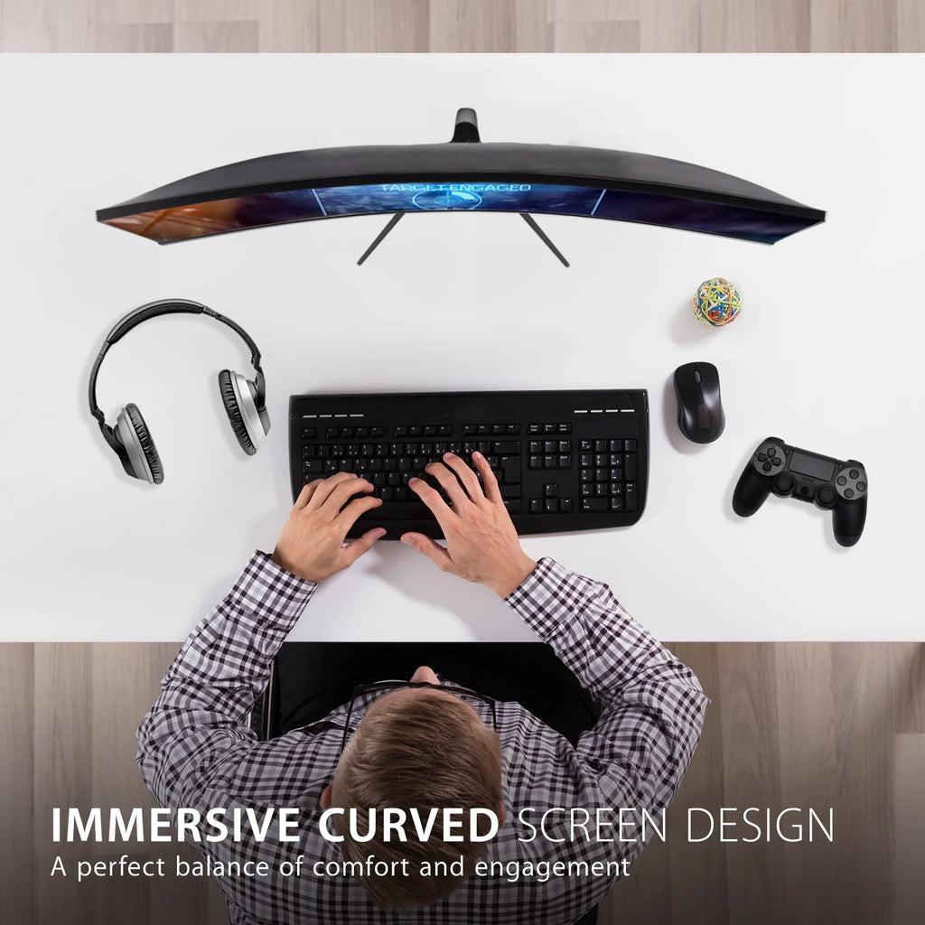 32 Inch Curved 1080p 165Hz Gaming Monitor with FreeSync and Eye Care K274