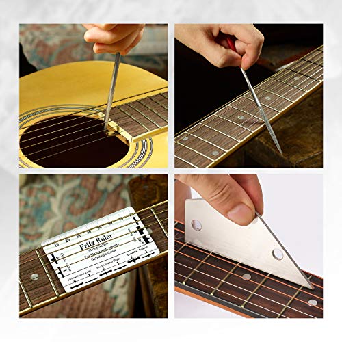Guitar Repair Tools Kit with Carry Bag for Acoustic Electric Ukulele Bass K250754