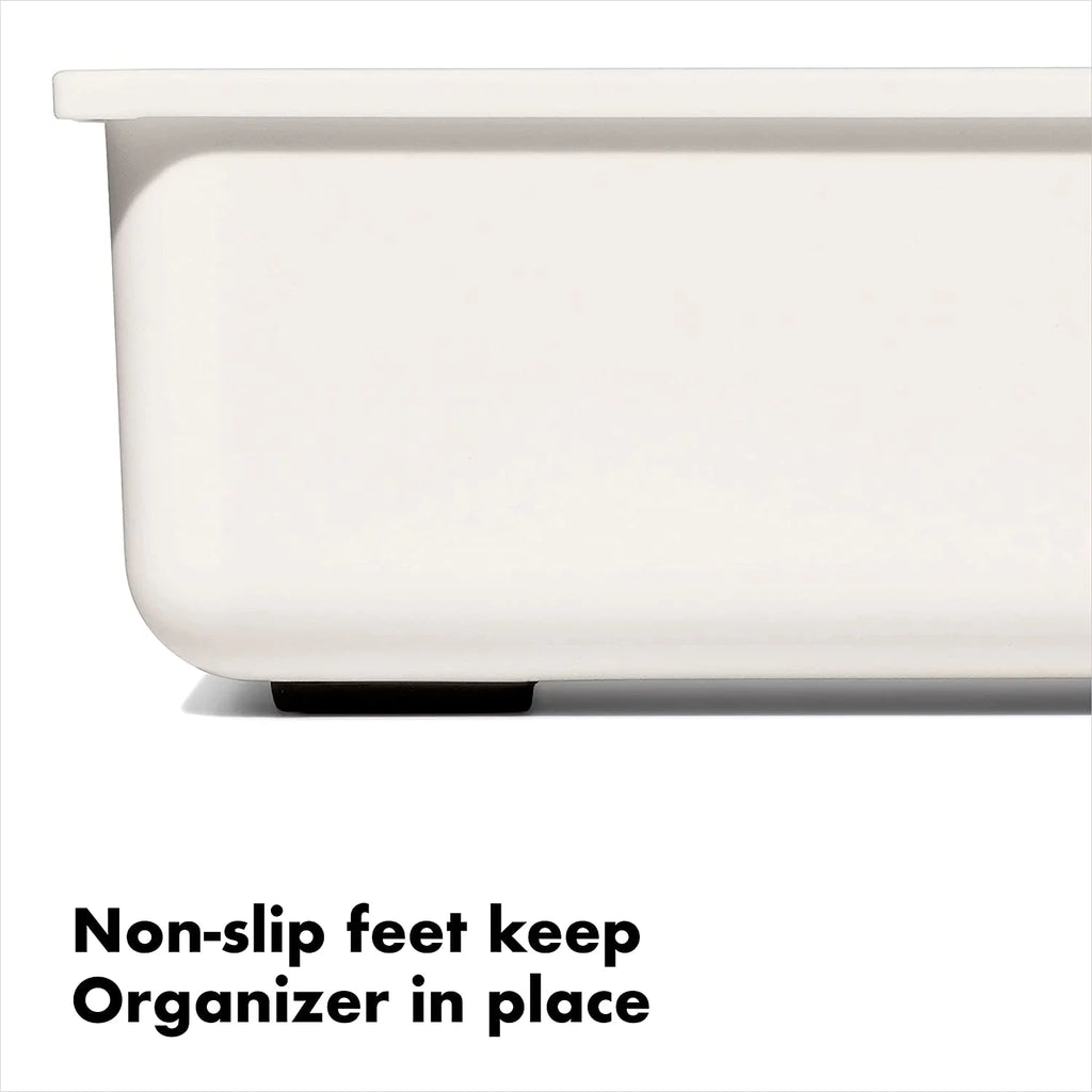 Compact Knife Drawer Organizer, White A703