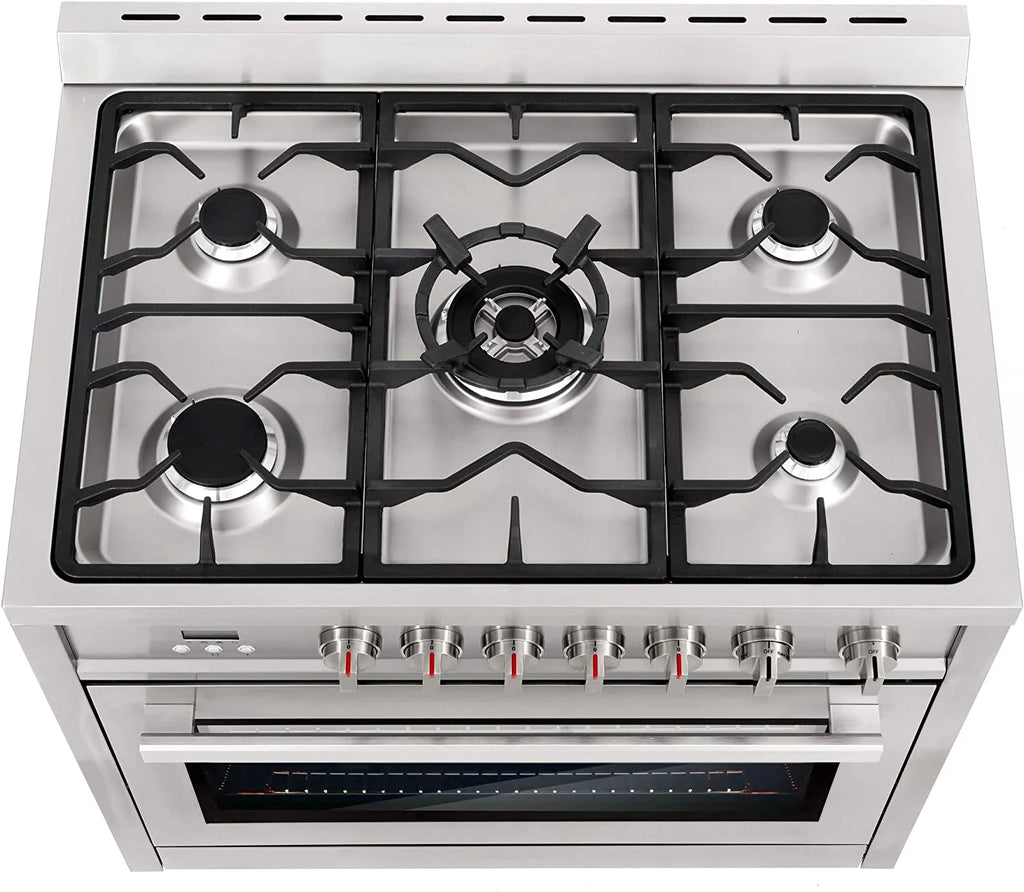 Freestanding Gas Range with 5 Burners and Convection Oven Z78431