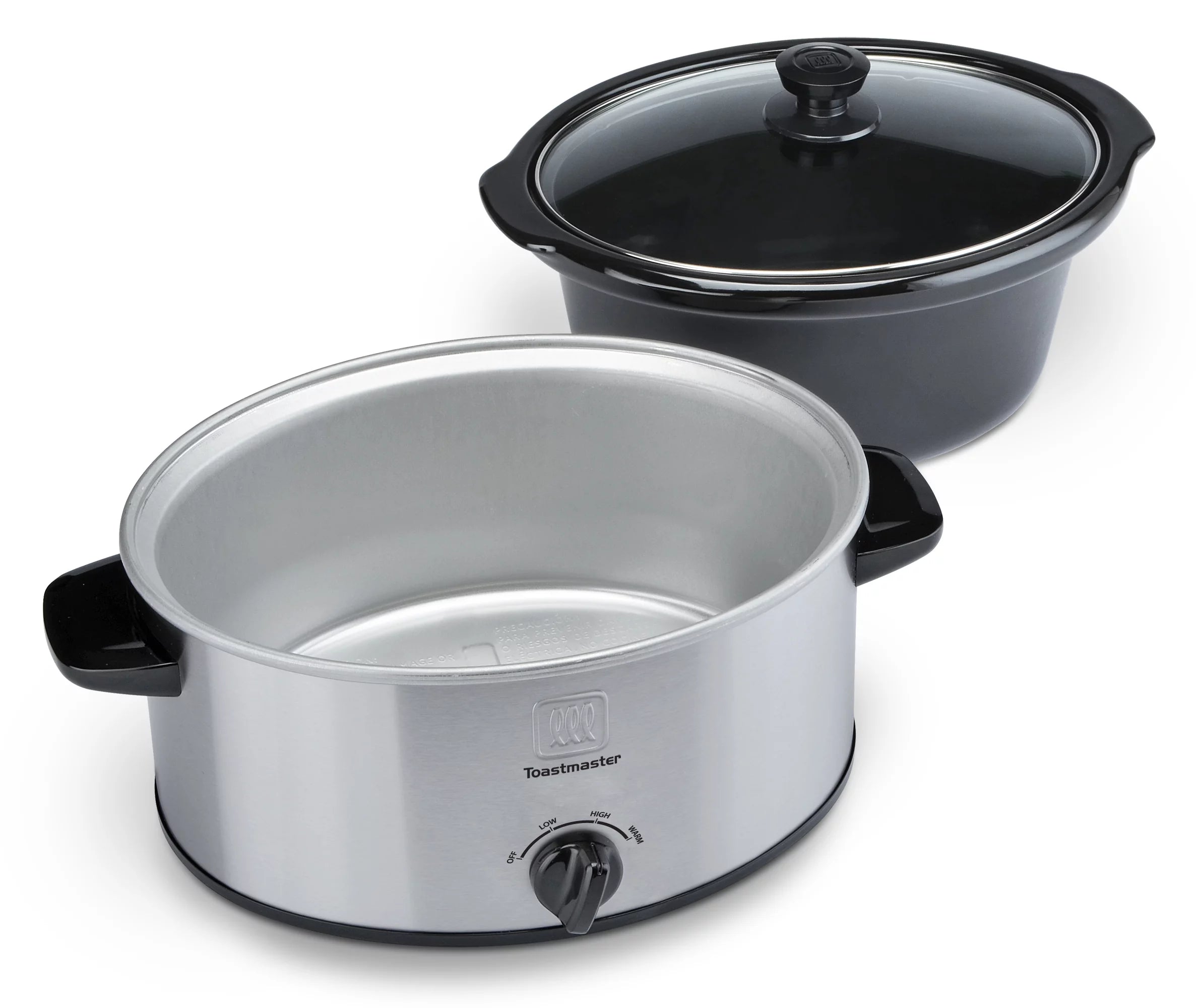 5 Quart Slow Cooker, Silver I102