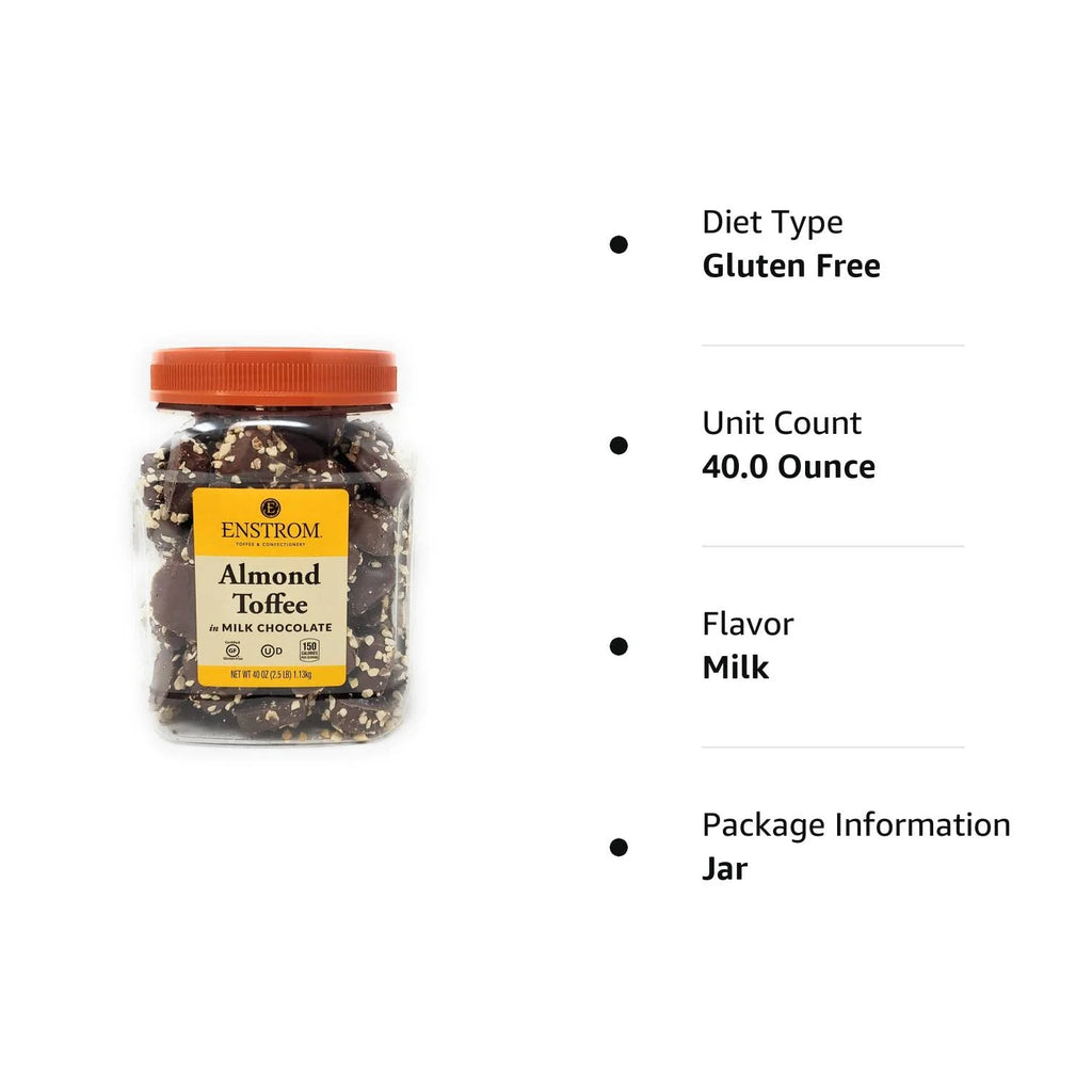 Almond Toffee Tub (Milk, 2.5lb) C69900