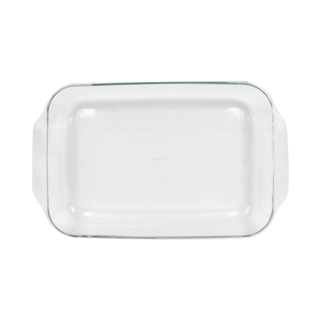 Glass Baking Dish with Red Plastic Lid, 2-Pack E3329