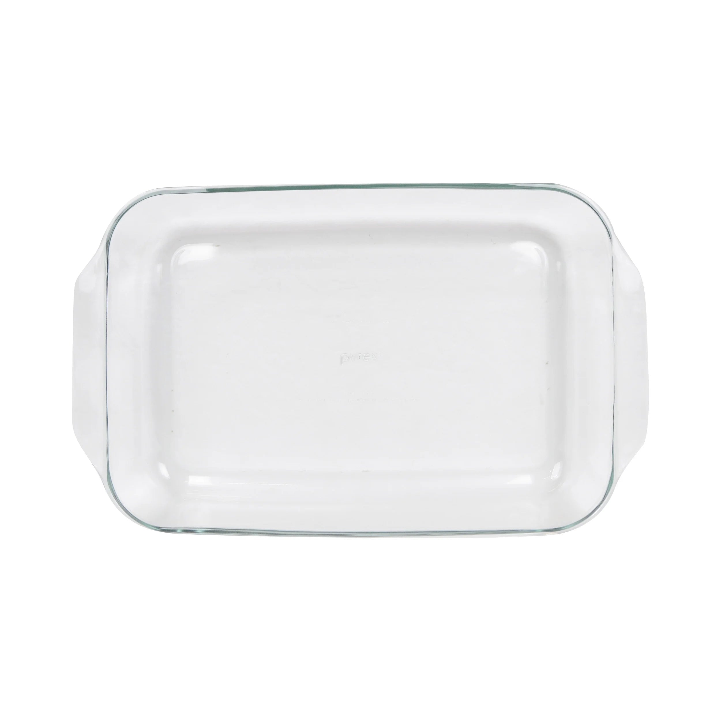Glass Baking Dish with Red Plastic Lid, 2-Pack E3329