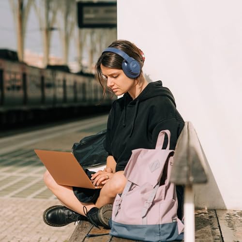 Wireless Over-Ear Headphones with Active Noise Cancelling, Bluetooth 5.3, 70H Battery Life, Foldable Design V24509