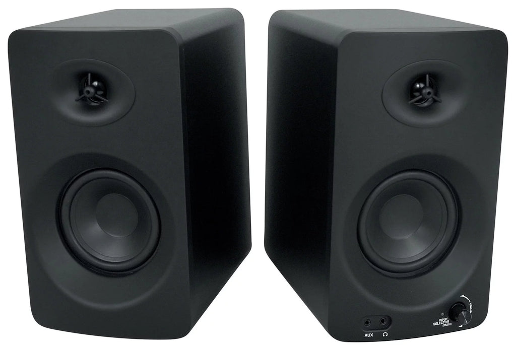 4" Pro Studio Monitor Speakers with Bluetooth and Optical Input V60170