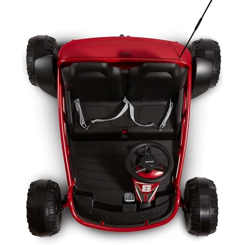 Kids Electric Go-Kart with Adjustable Seat, Rubber Wheels B5495