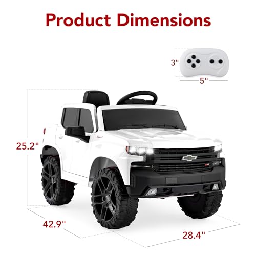 12V Ride On Truck Electric Car Toy with Parent Remote Control R8601
