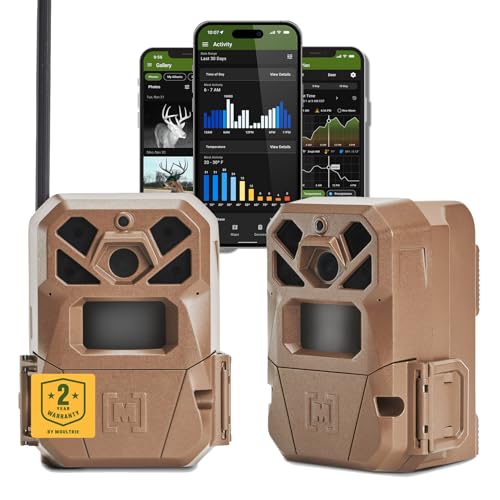 Cellular Trail Camera - 36MP Photos - 1080P Video - 100ft Detection Range O13301