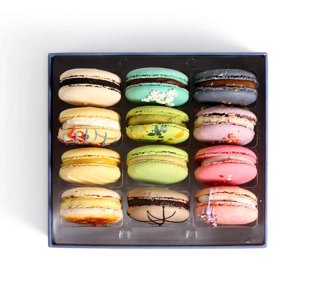 French Macarons Chocolate Gift Box 12-Pack A868