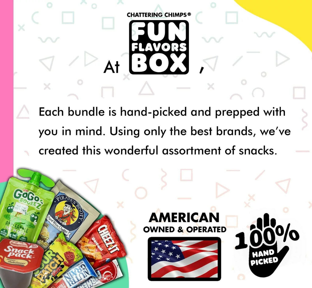 American Snack Variety Pack - 50 Pieces Chips, Cookies, Candy & Bars G991560