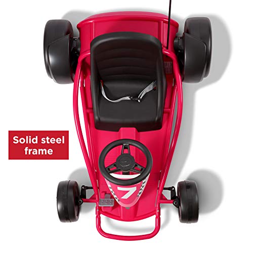 Kids Electric Go-Kart with Adjustable Seat, Rubber Wheels B5495