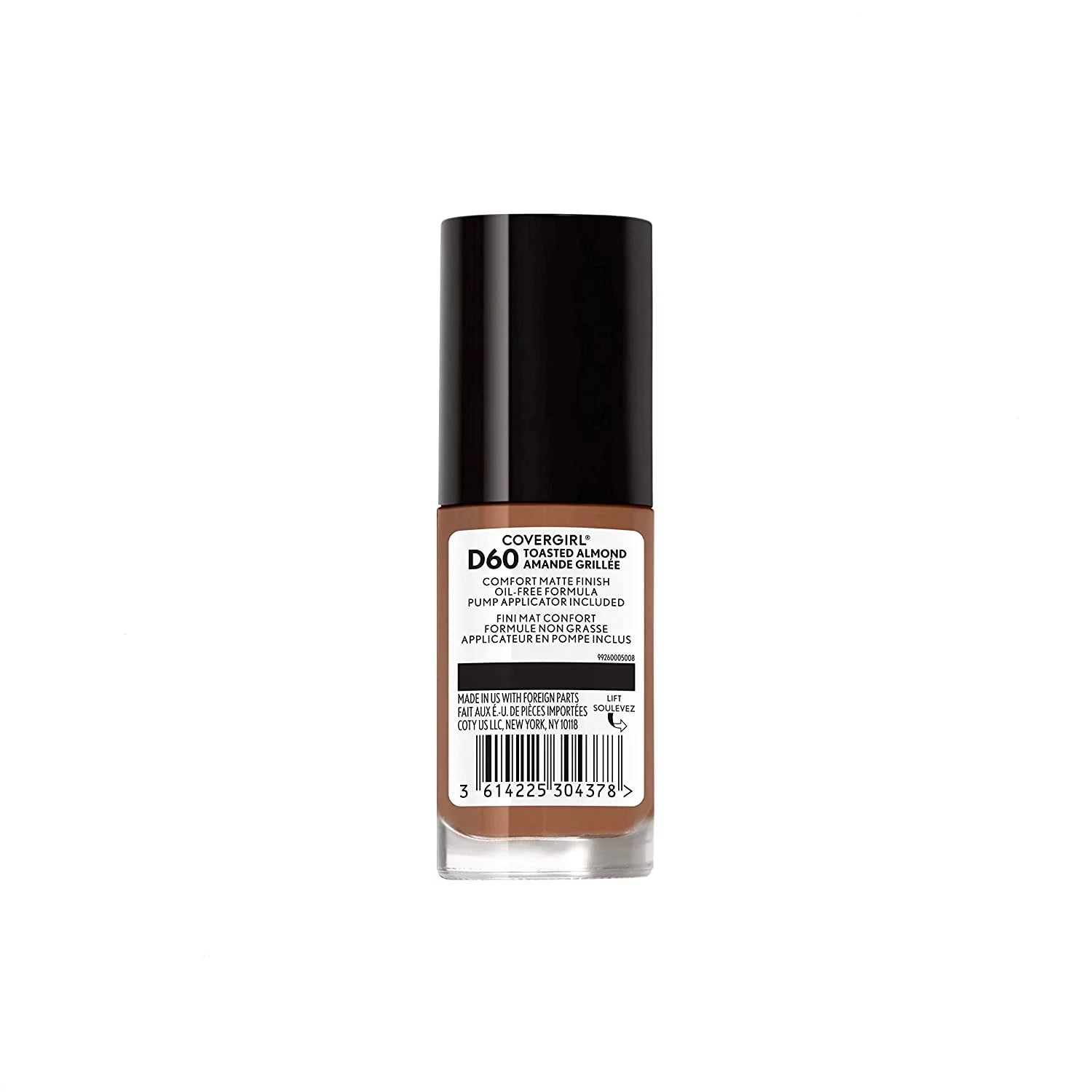 Liquid Foundation, D60 Toasted Almond (Pack of 2) K15974