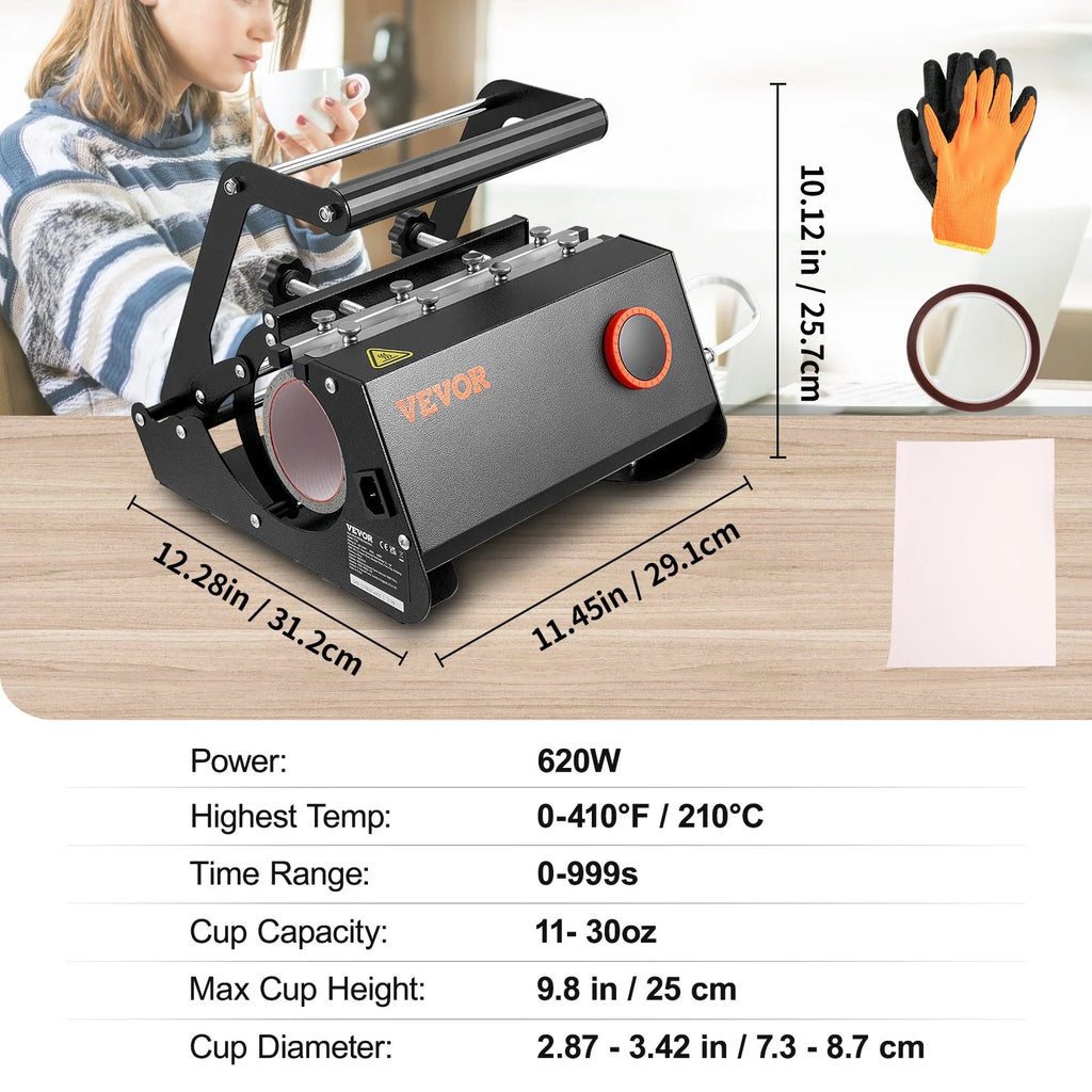 30oz Mug Heat Press Machine for Sublimation Transfer B726996