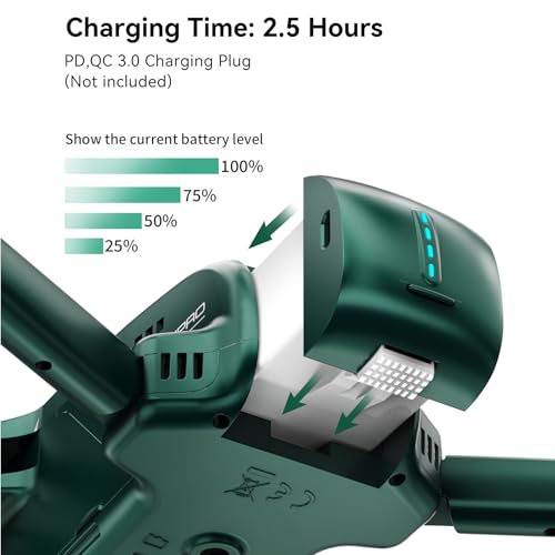 Drone Battery, 7.7V 3200mAh Rechargeable with Type-C Cable H57924