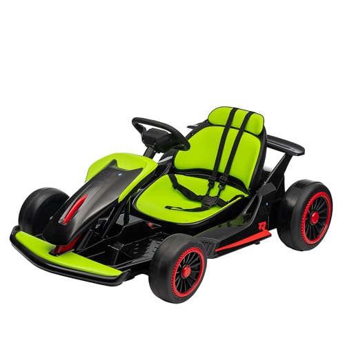 Electric Drift Kart with Adjustable Seat, 24V Ride On Toy for Kids G7951