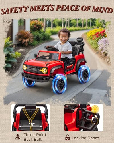 24V Ride on Car for Big Kids, 2 Seater with Remote Control, Pink O4976