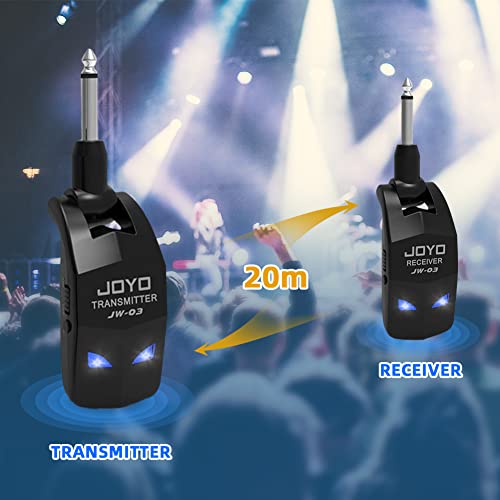 Wireless Guitar System 5.8GHz Transmitter Receiver with Charging Box F42239